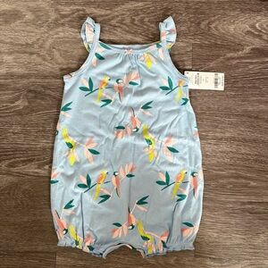 Carter’s Parrot Print Baby Romper Size 24M